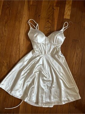 Backless Silk Dress